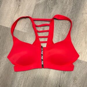 PINK Victoria's Secret Bold Red Sports Bra